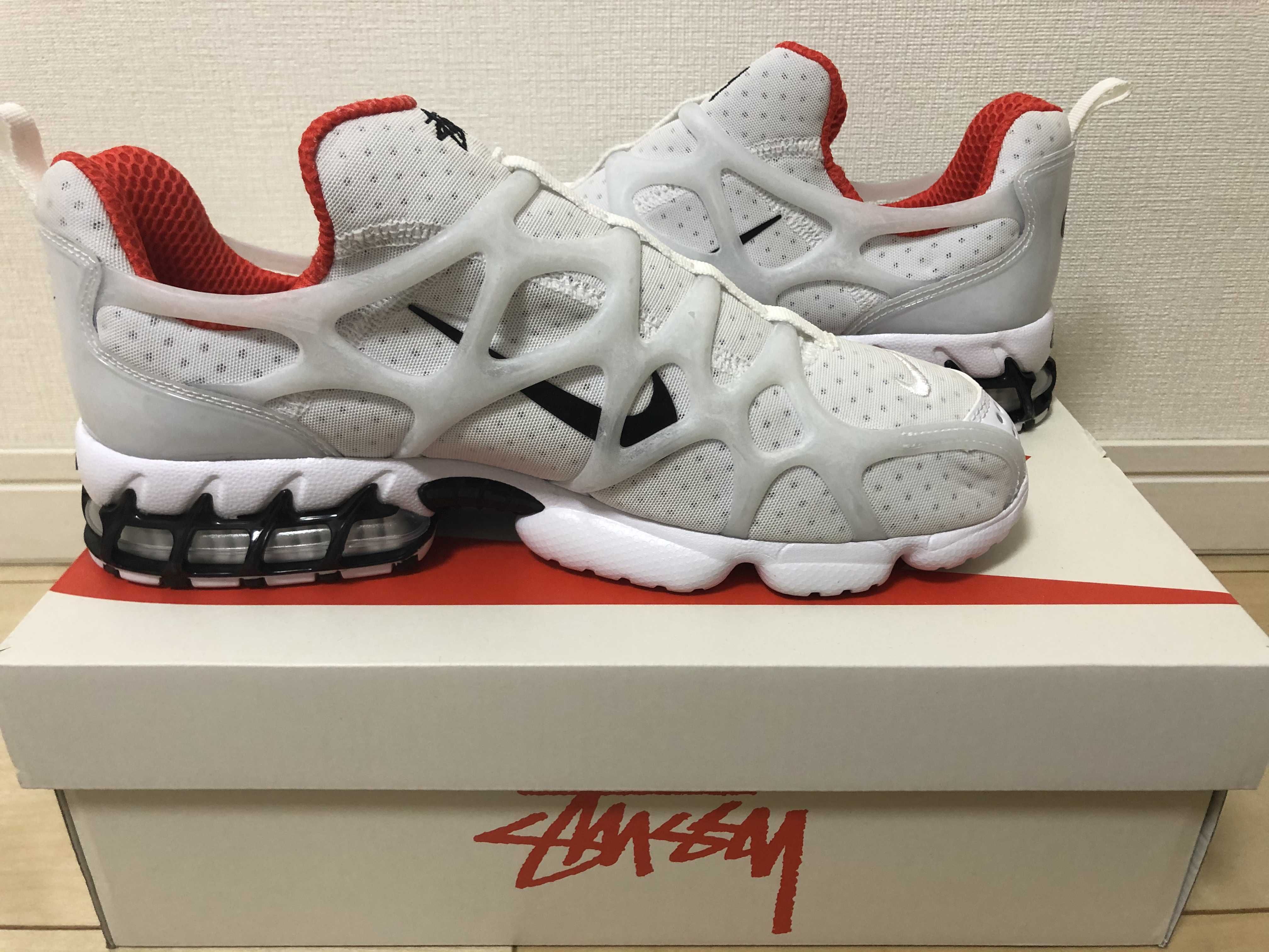 Stussy × Nike Air Zoom Kukini "White/Red"