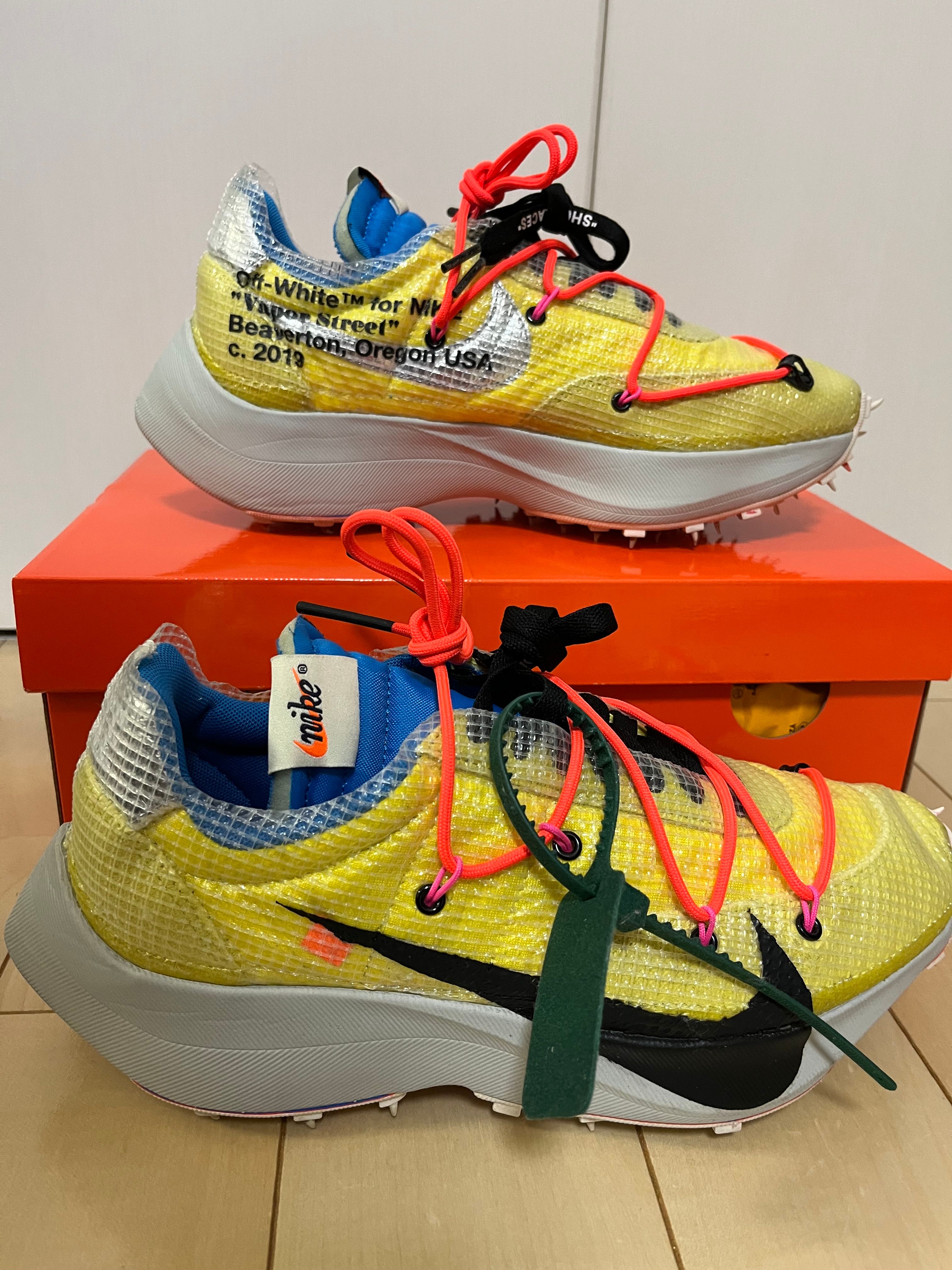 Off-White × Nike Women's Vapor Street "Tour Yellow"