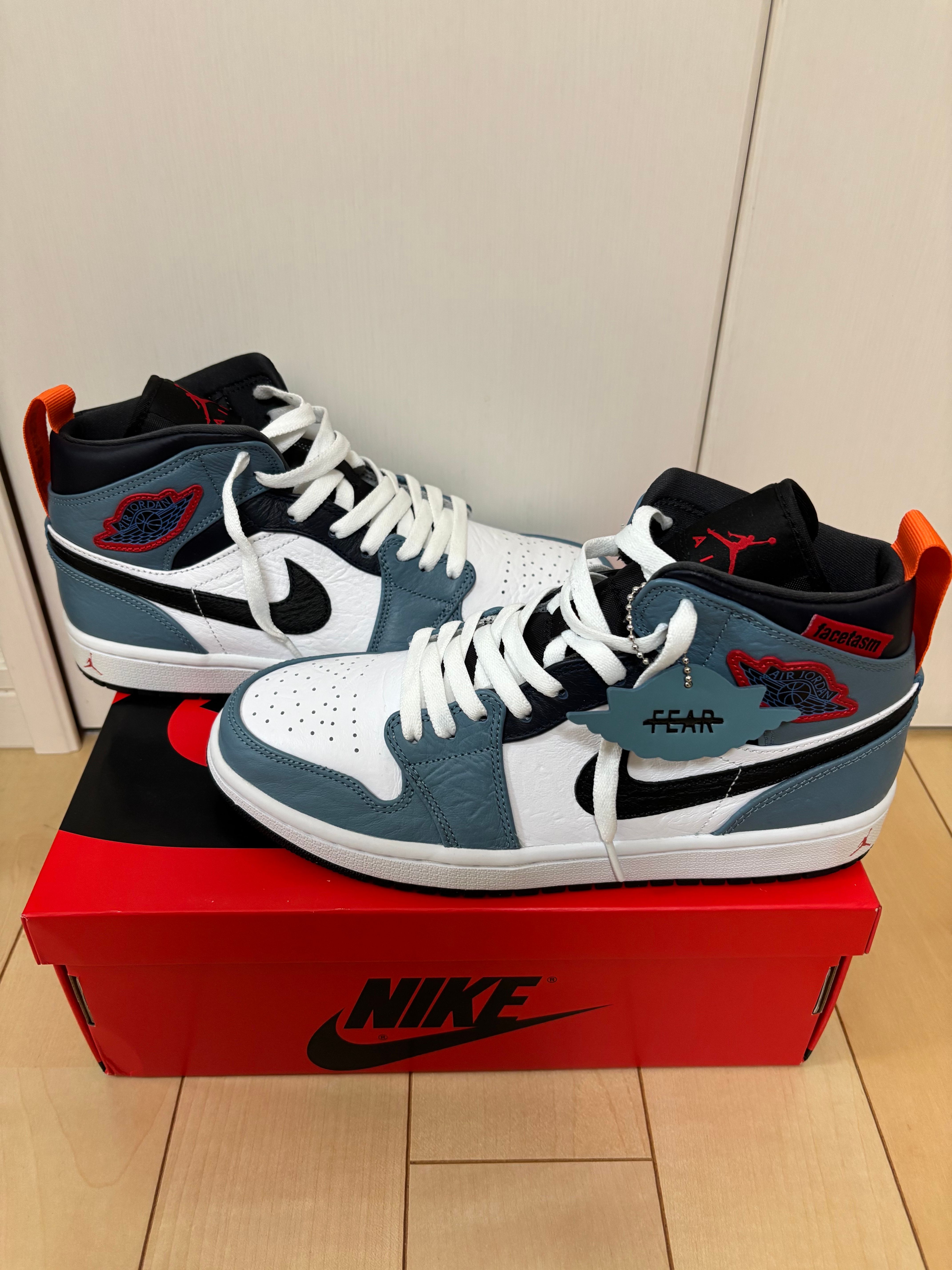 FACETASM × Nike Air Jordan 1 Mid "White/Navy"