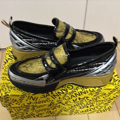GANNI × New Balance 1906L "Fall Leaf/Black/Snakeskin"