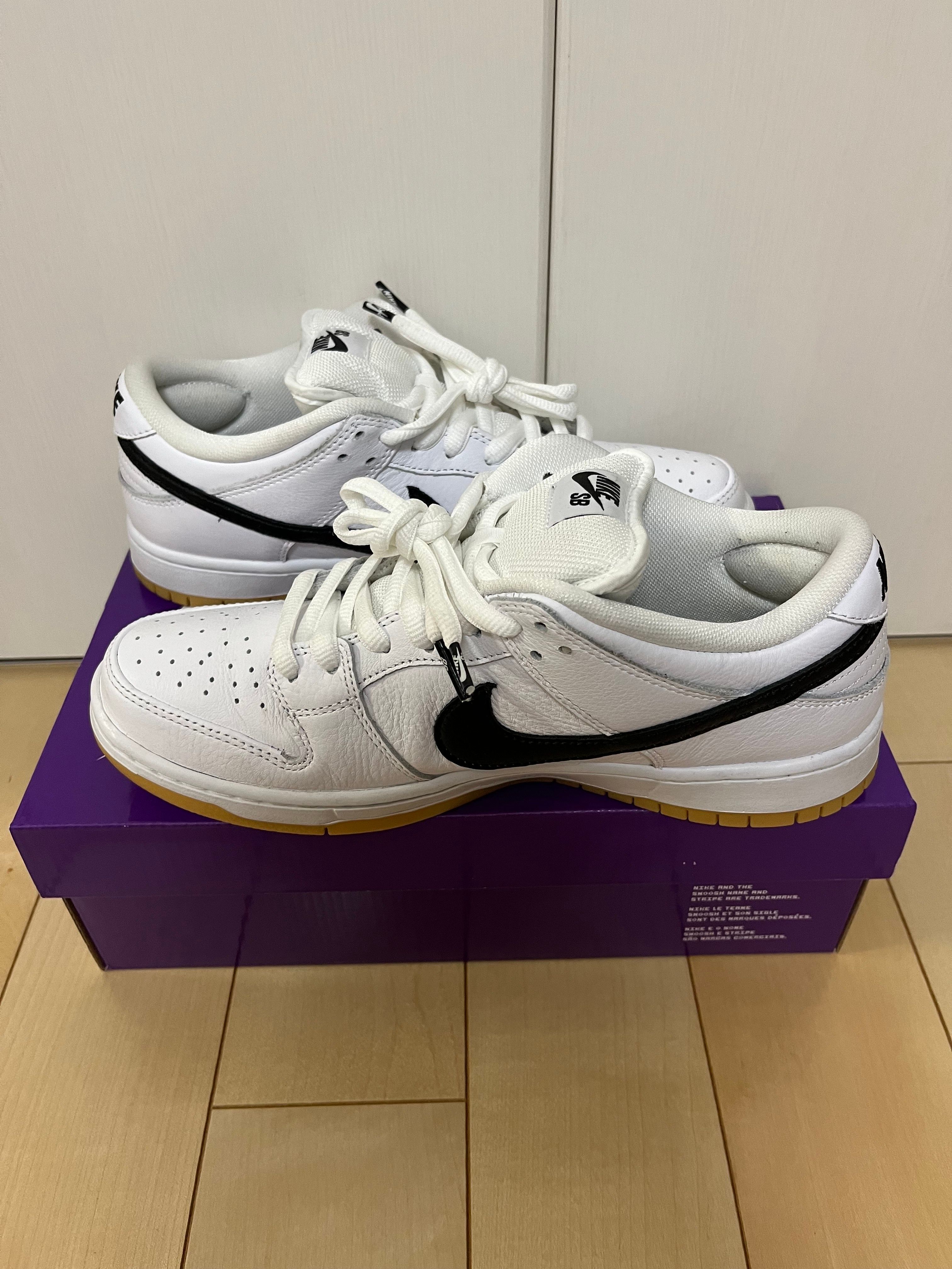 Nike SB Dunk Low Pro "White/Black-White-Gum Light Brown"