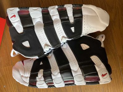Nike Air More up Tempo "White/Black/University Red"(~2018)