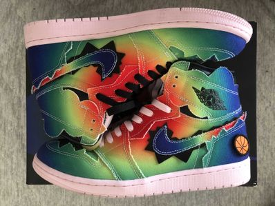 J Balvin × Nike Air Jordan 1 High OG "Rainbow"