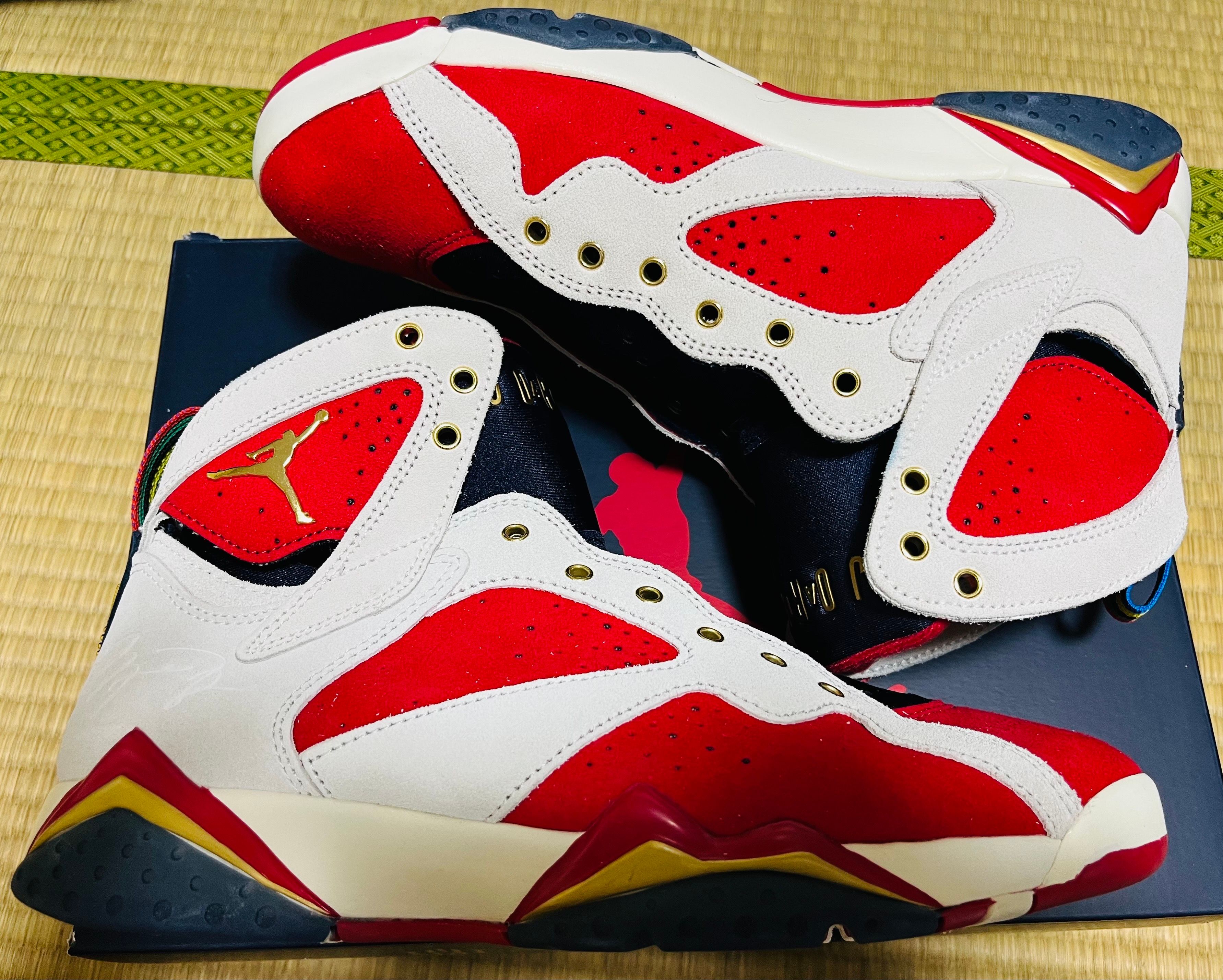 Trophy Room × Nike Air Jordan 7 "True Red and Obsidian"