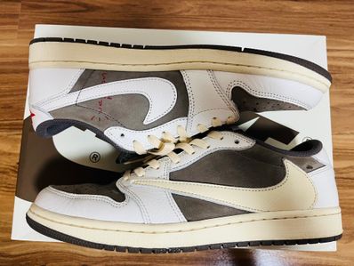 Travis Scott × Nike Air Jordan 1 Low OG SP "Reverse Mocha/Sail and Ridgerock"