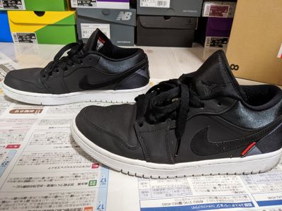 NIKE × PARIS SAINT GERMAIN AIR JORDAN 1 LOW PSG "BLACK"