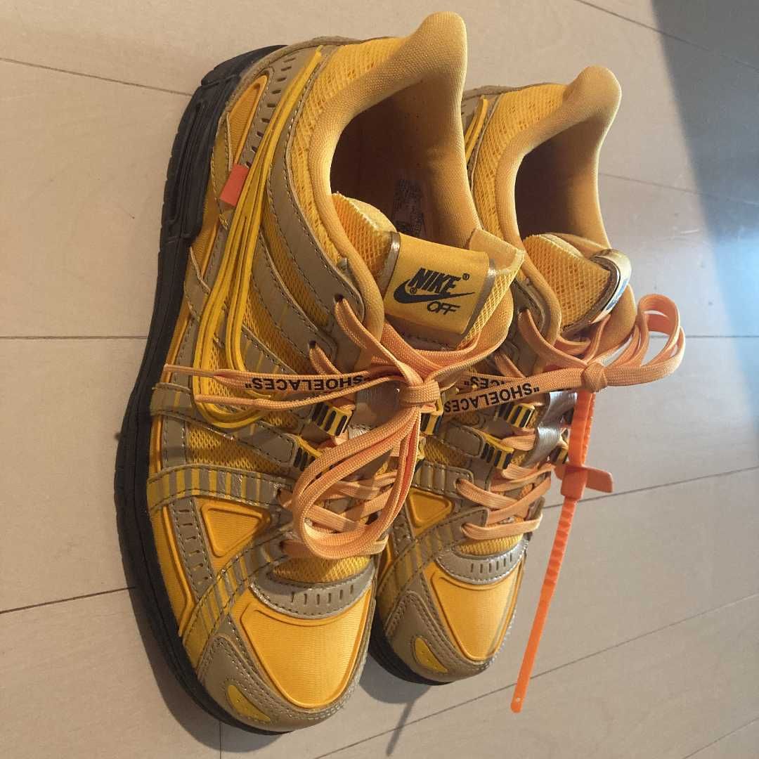 Off-White × Nike Air Rubber Dunk "University Gold"