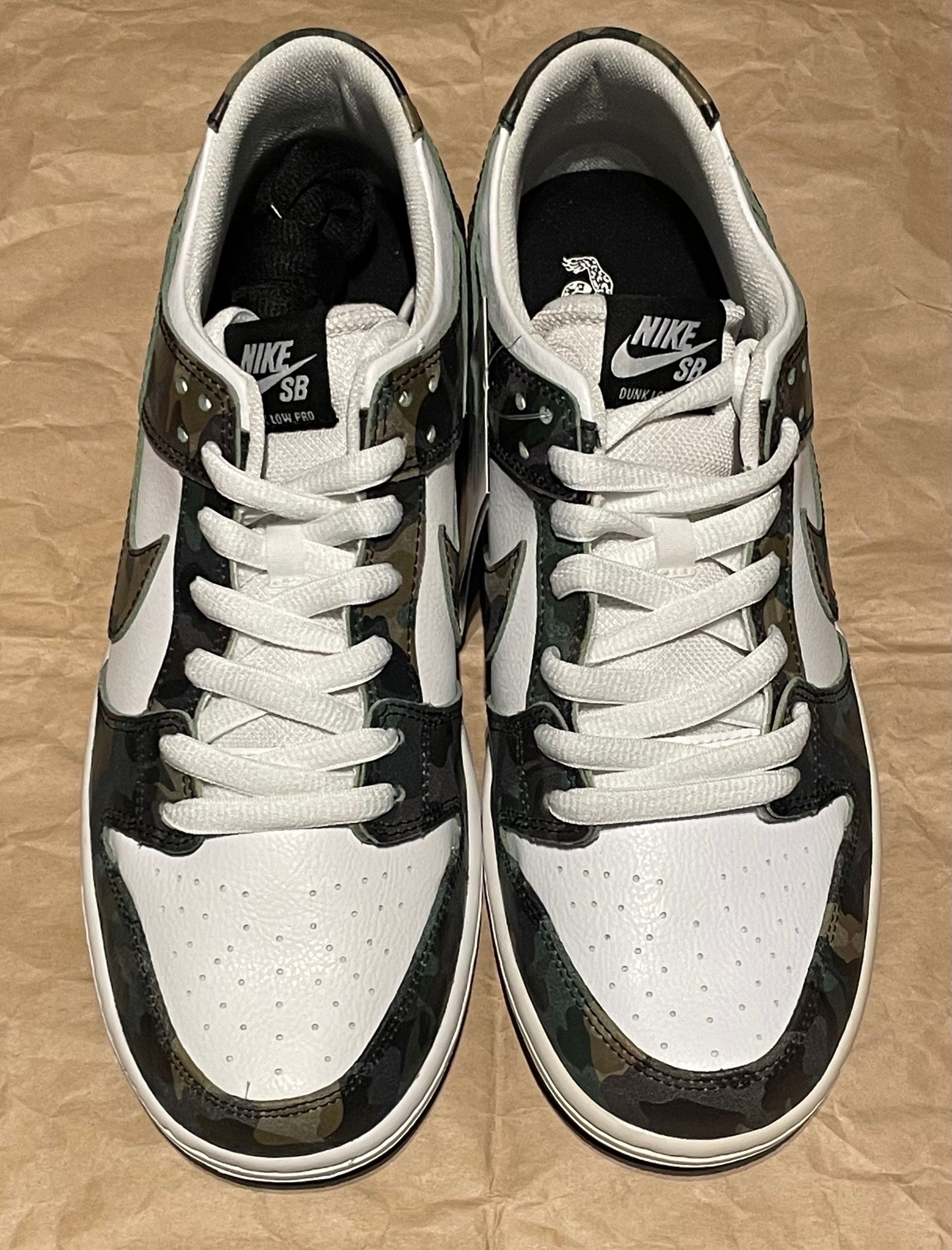 Nike SB Dunk Low Pro "Camo Legion Green"