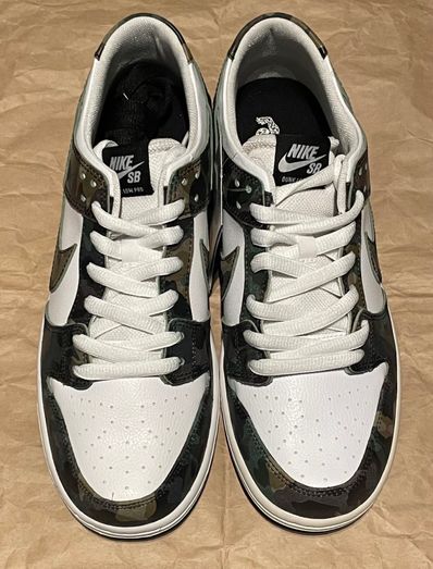 Nike SB Dunk Low Pro "Camo Legion Green"