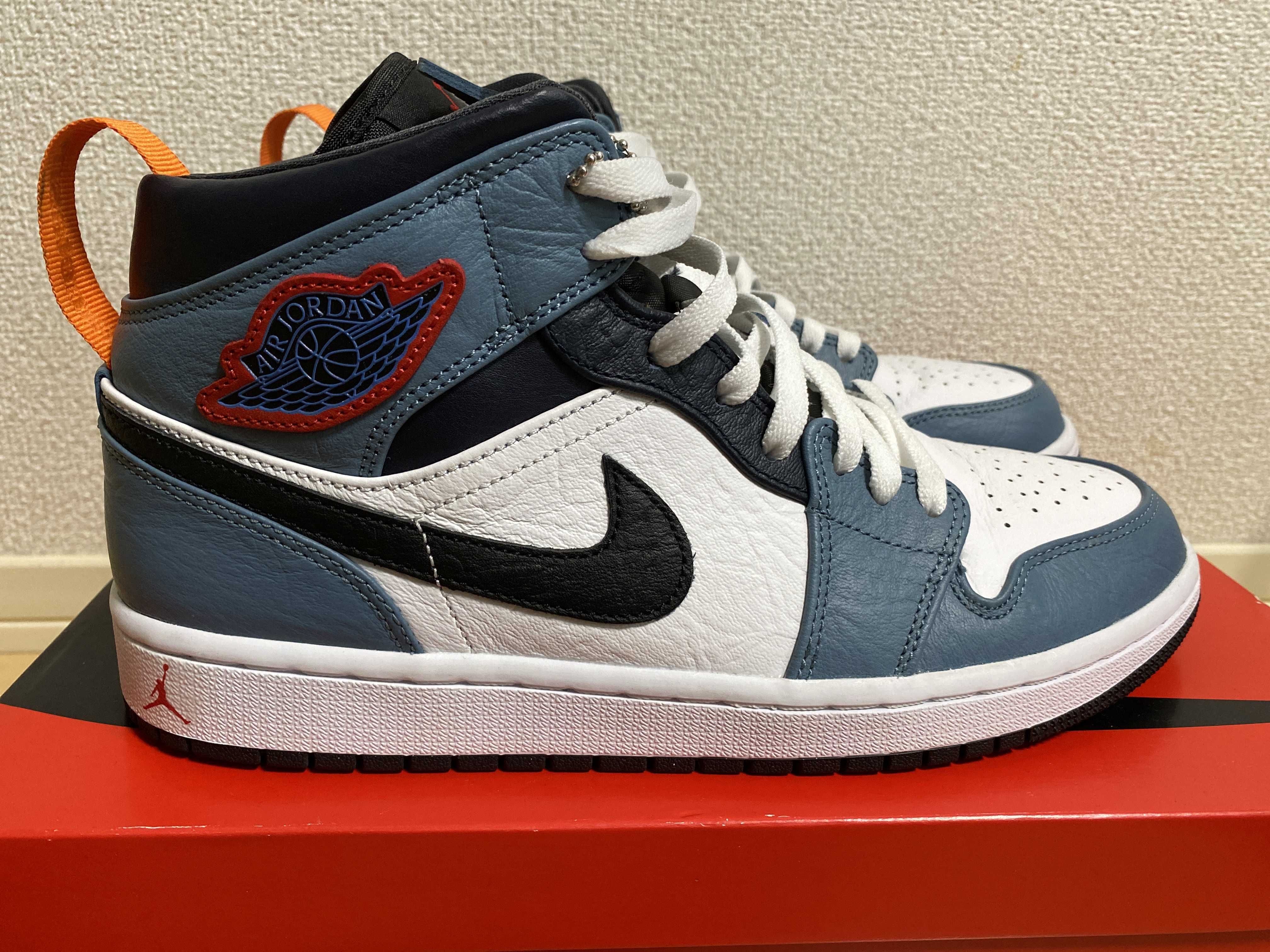 FACETASM × Nike Air Jordan 1 Mid "White/Navy"