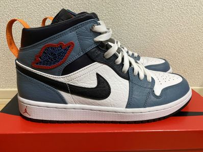 FACETASM × Nike Air Jordan 1 Mid "White/Navy"