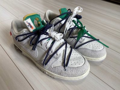 Off-White × Nike Dunk Low "Sail/Neutral Grey/Gridiron"