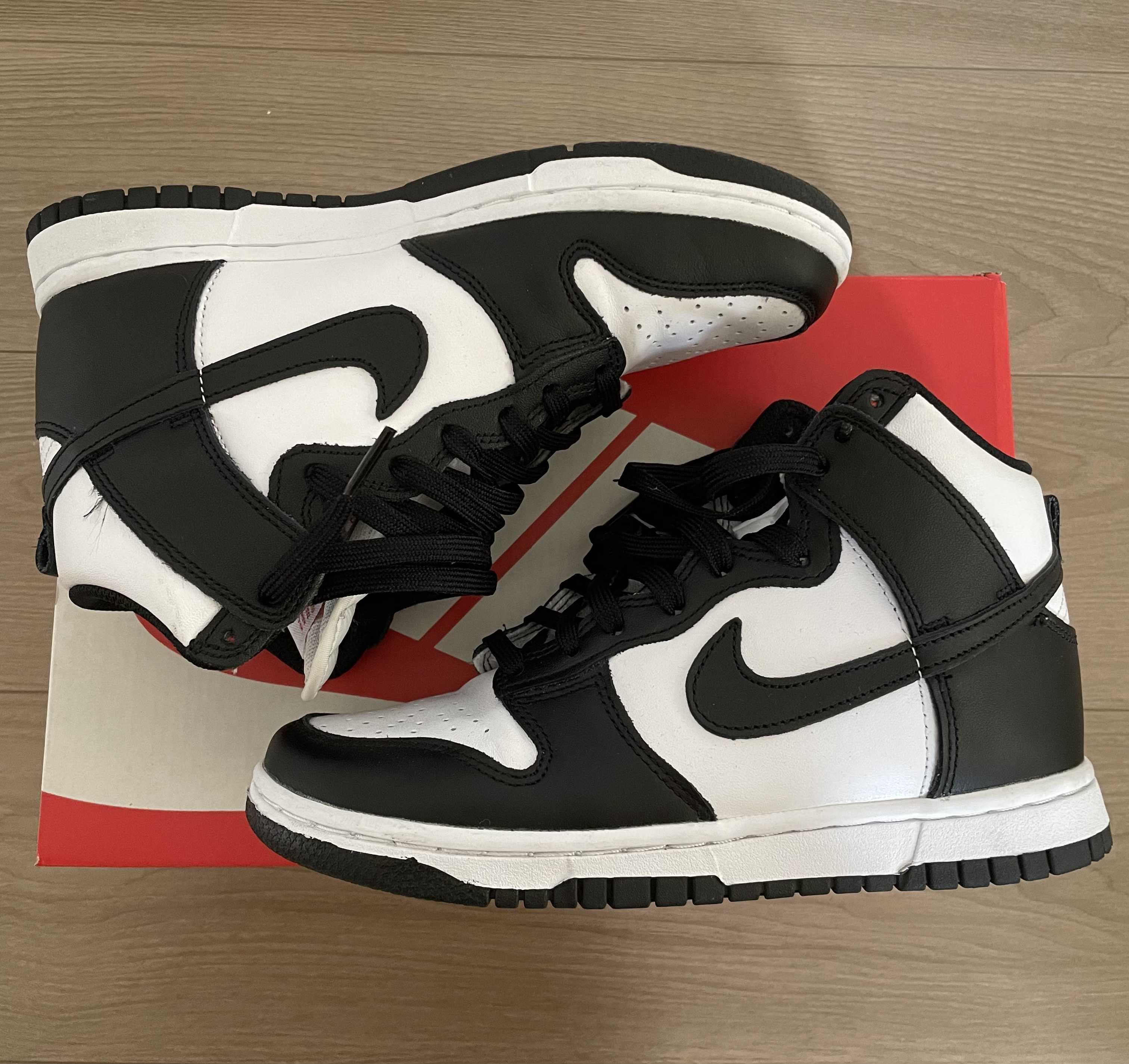 Nike Women's Dunk High "Black and White"