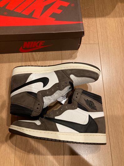 Travis Scott × Nike Air Jordan 1 Retro High OG TS SP "Sail/Dark Mocha"