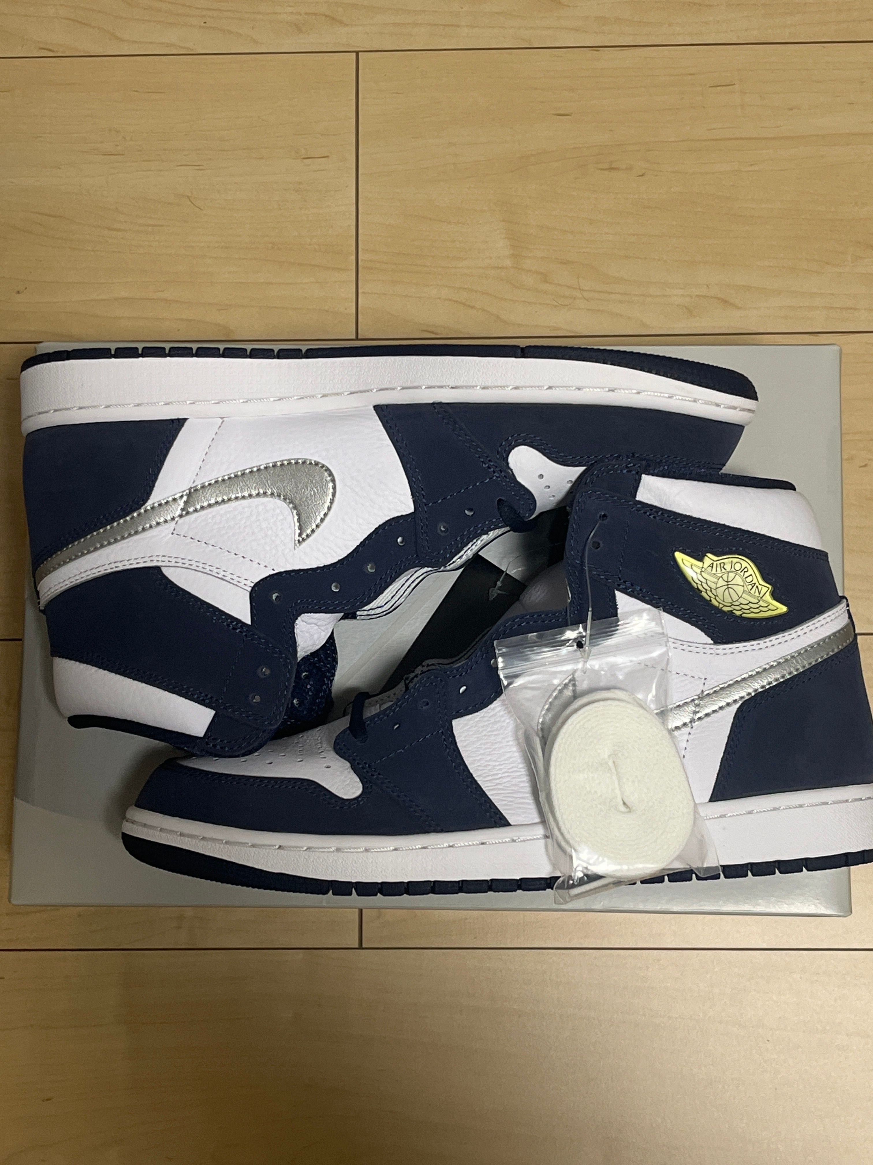 Nike Air Jordan 1 High OG CO.JP "White/Midnight Navy" (2020)(ブリーフケースなし)