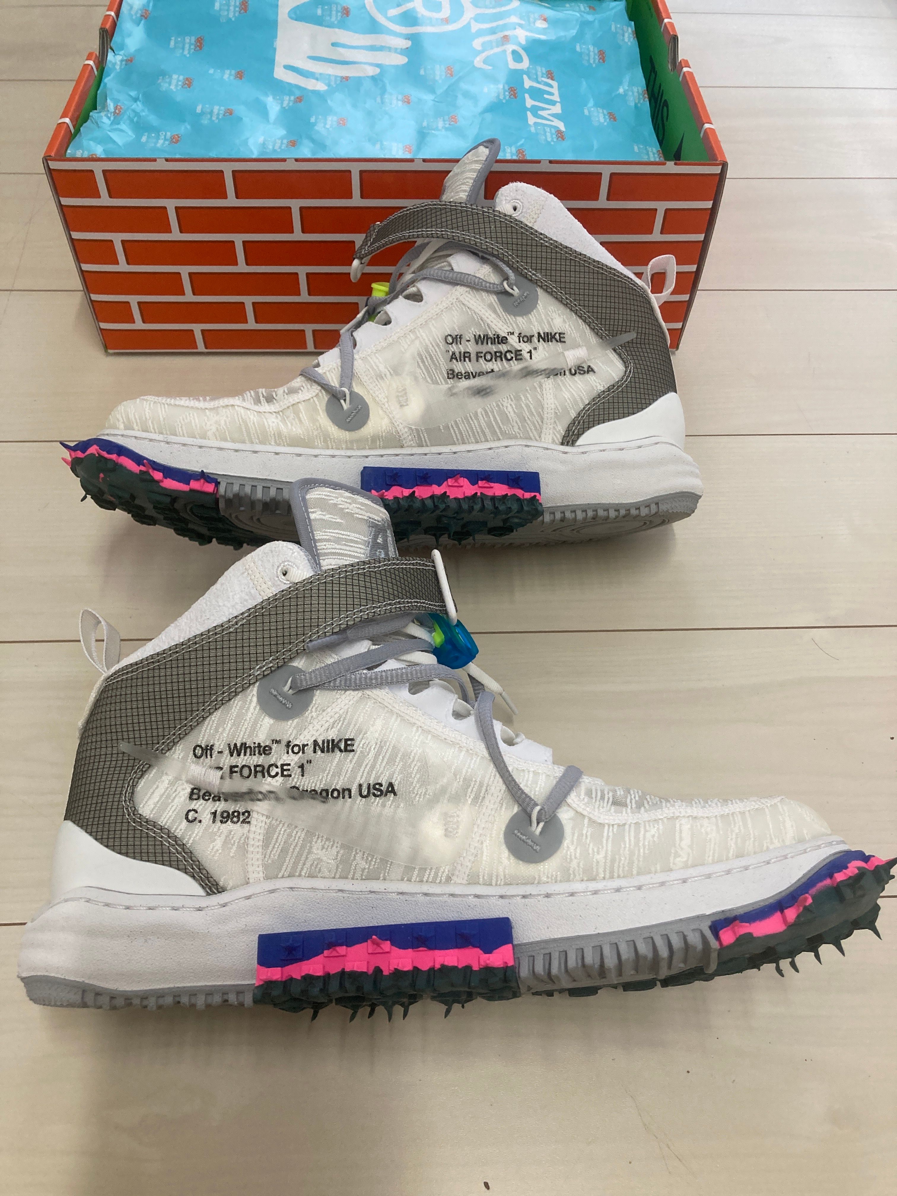 Off-White × Nike Air Force 1 Mid "White"