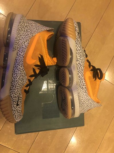 atmos × Nike LeBron 16 Low "Safari" (CD9471-800/CI3358-800)