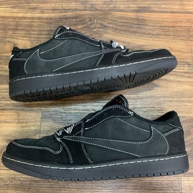 Travis Scott × Nike Air Jordan 1 Low OG SP "Black Phantom"