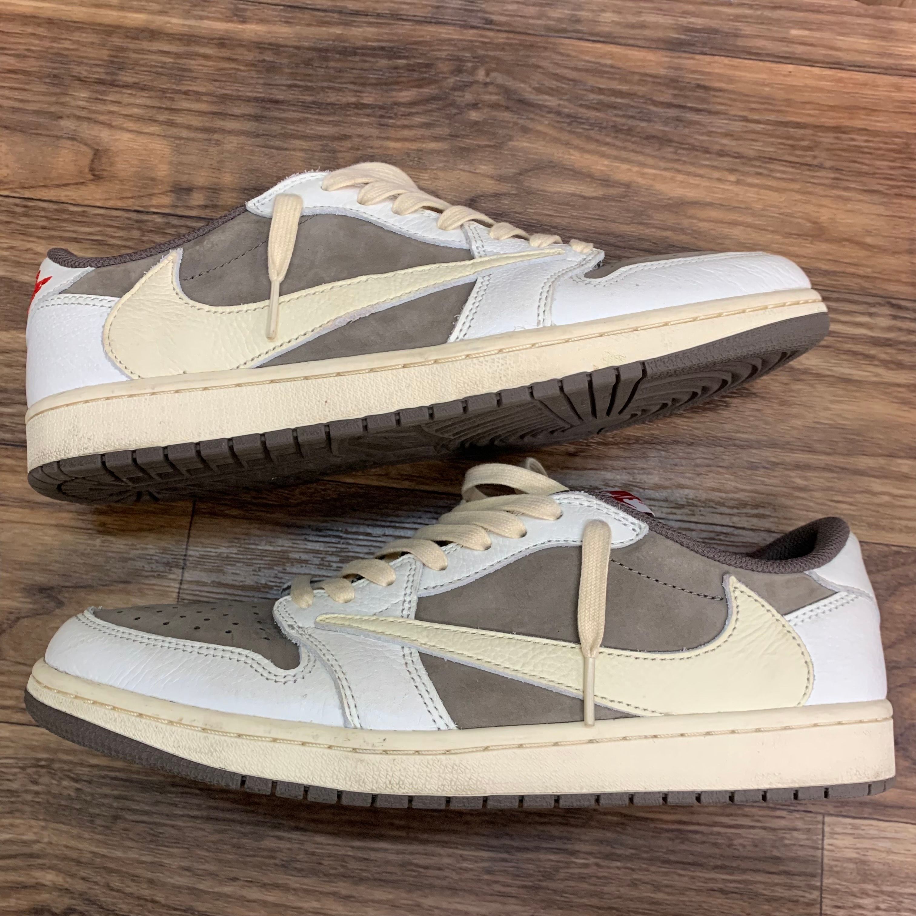 Travis Scott × Nike Air Jordan 1 Low OG SP "Reverse Mocha/Sail and Ridgerock"