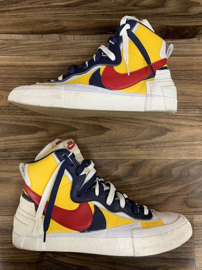 sacai × Nike Blazer Mid "Varsity Maize/Varsity Red"