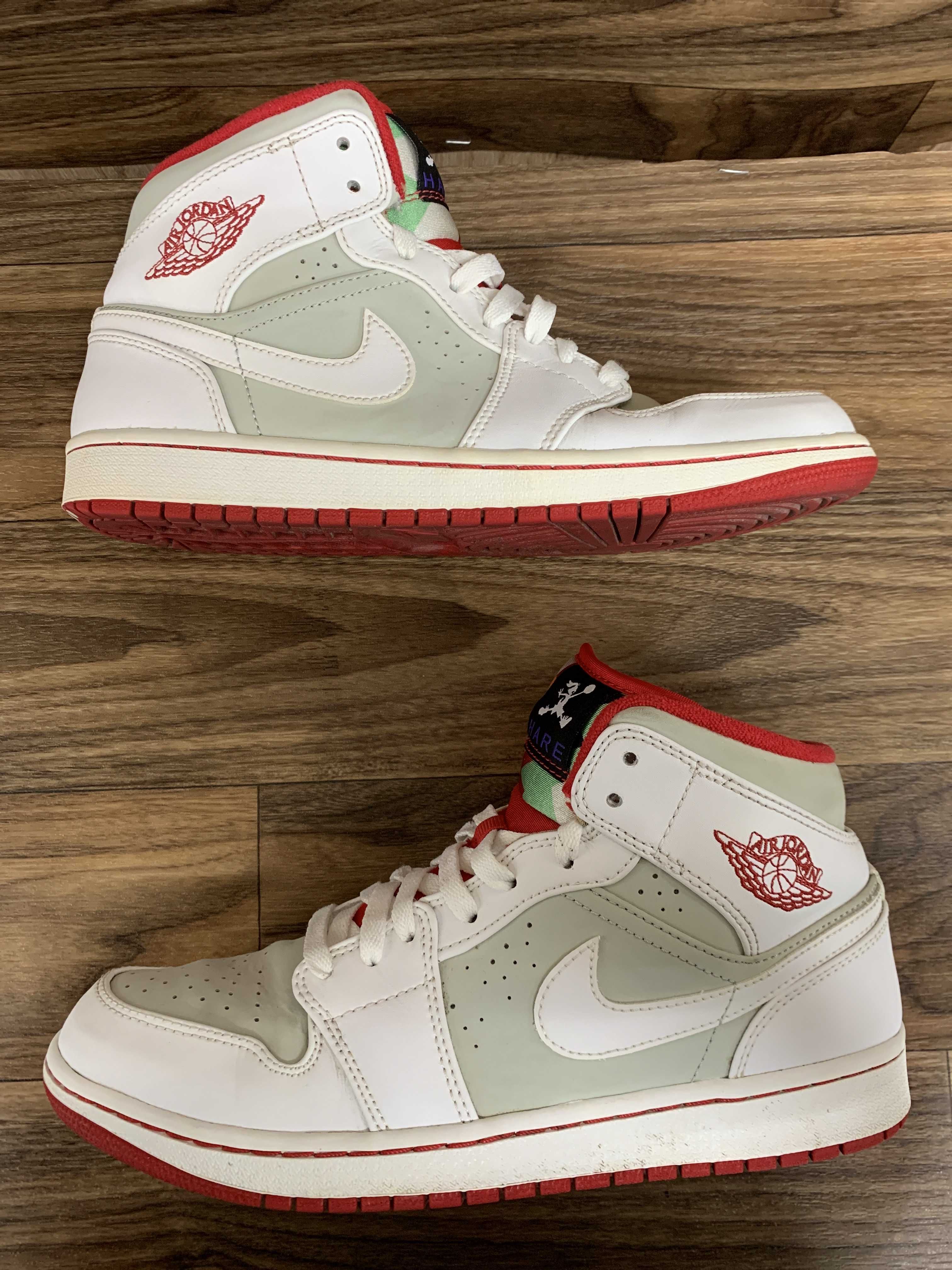 Nike Air Jordan 1 Mid WB "White/Gray/Red" (2015)