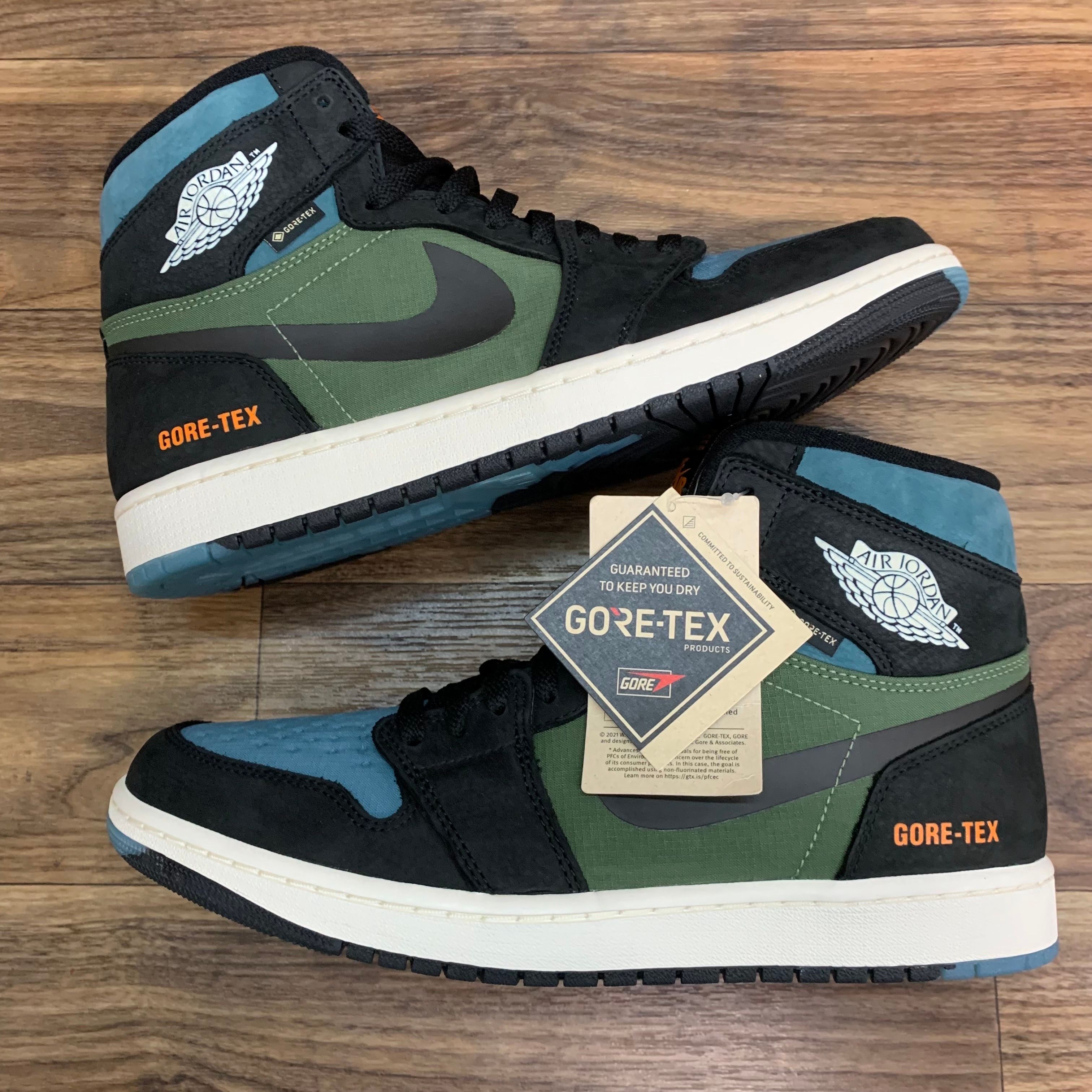 Nike Air Jordan 1 Element GORE-TEX "Noise Aqua and Light Olive"