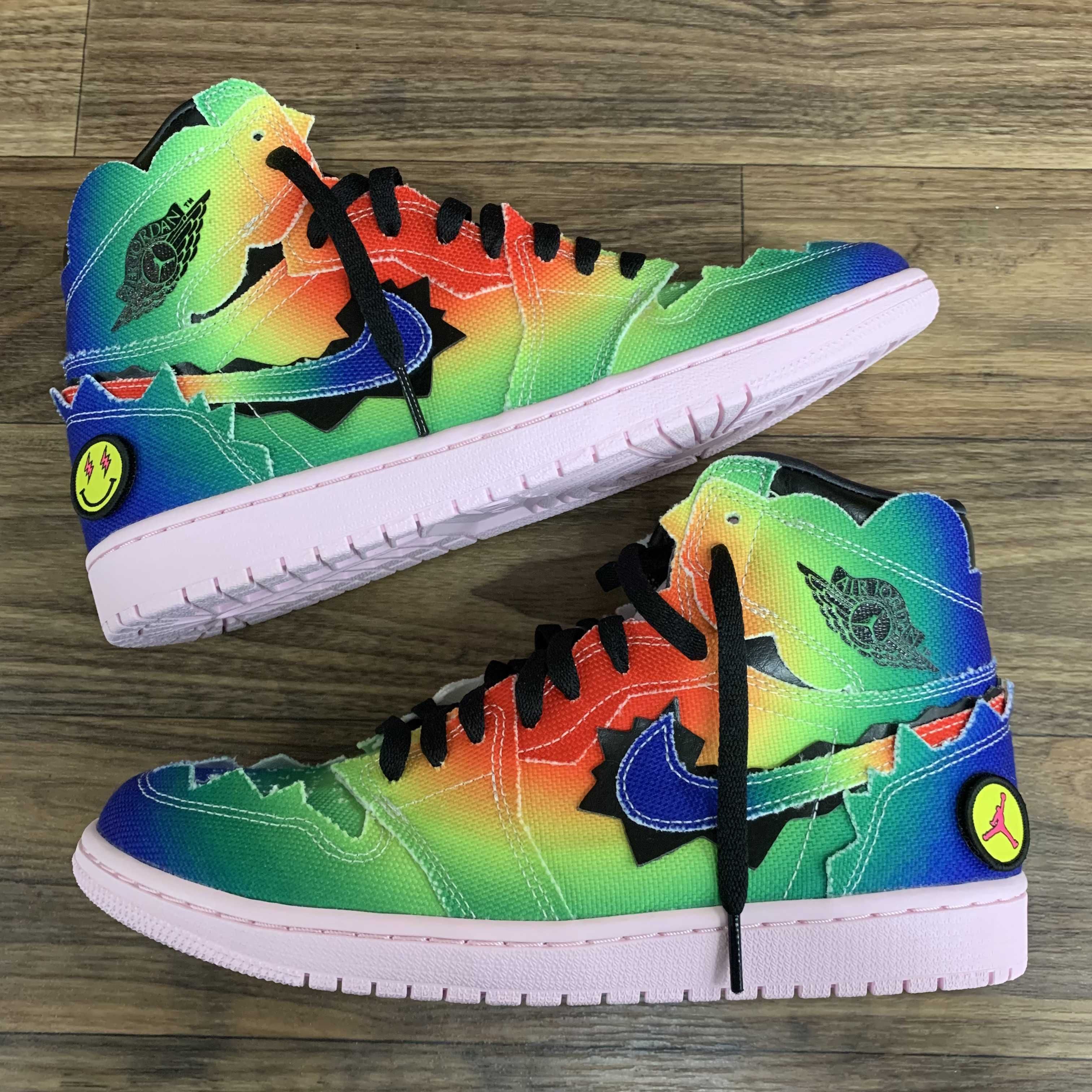 J Balvin × Nike Air Jordan 1 High OG "Rainbow"