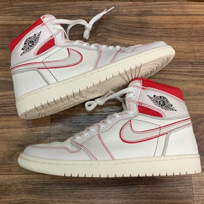 Nike Air Jordan 1 Retro High OG "Sail/University Red"