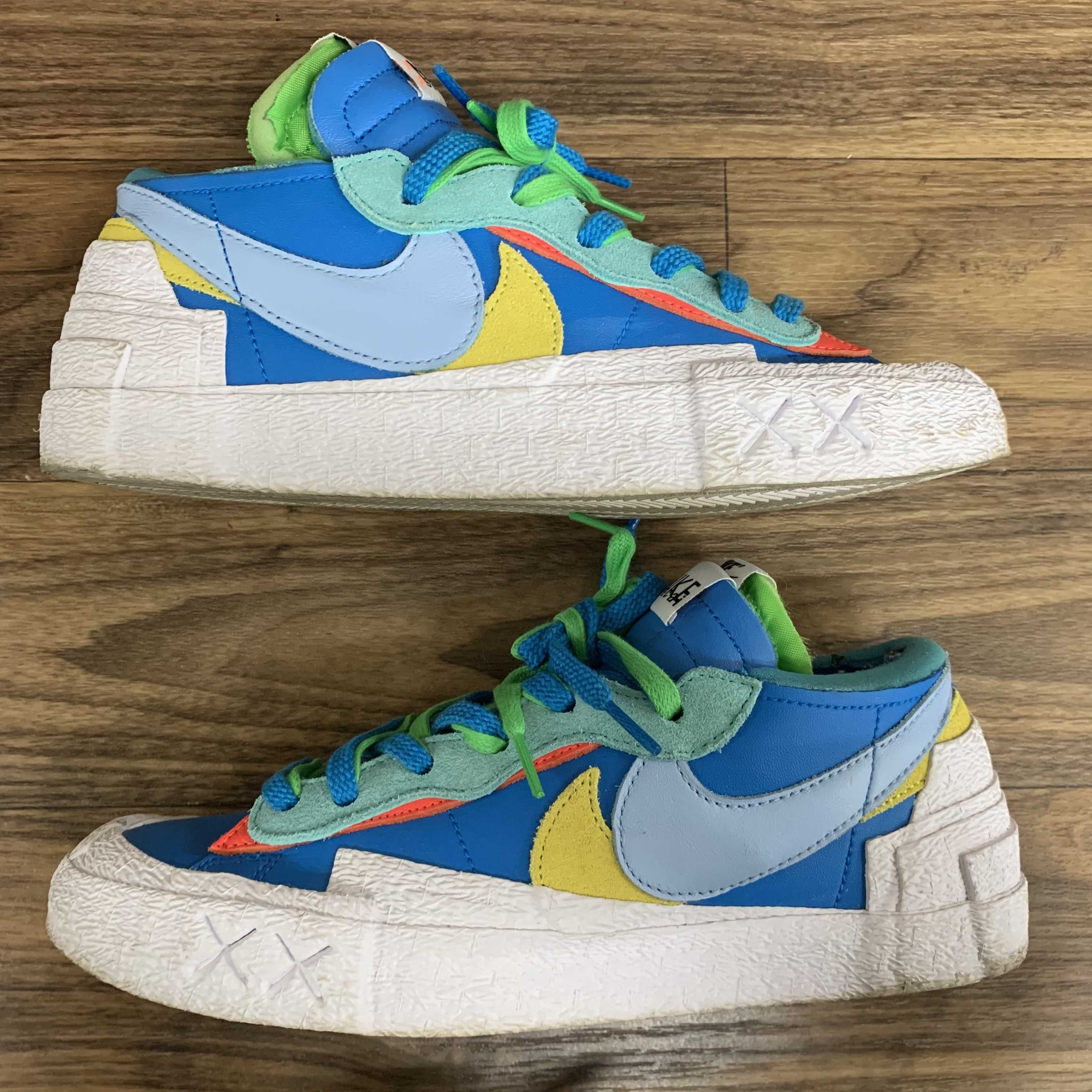 KAWS × sacai × Nike Blazer Low "Neptune Blue"