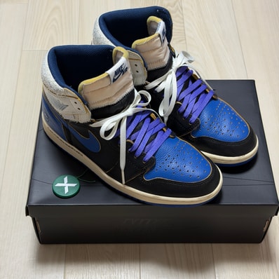 fragment design × UNION × Nike Air Jordan 1 High OG "Sport Royal"
