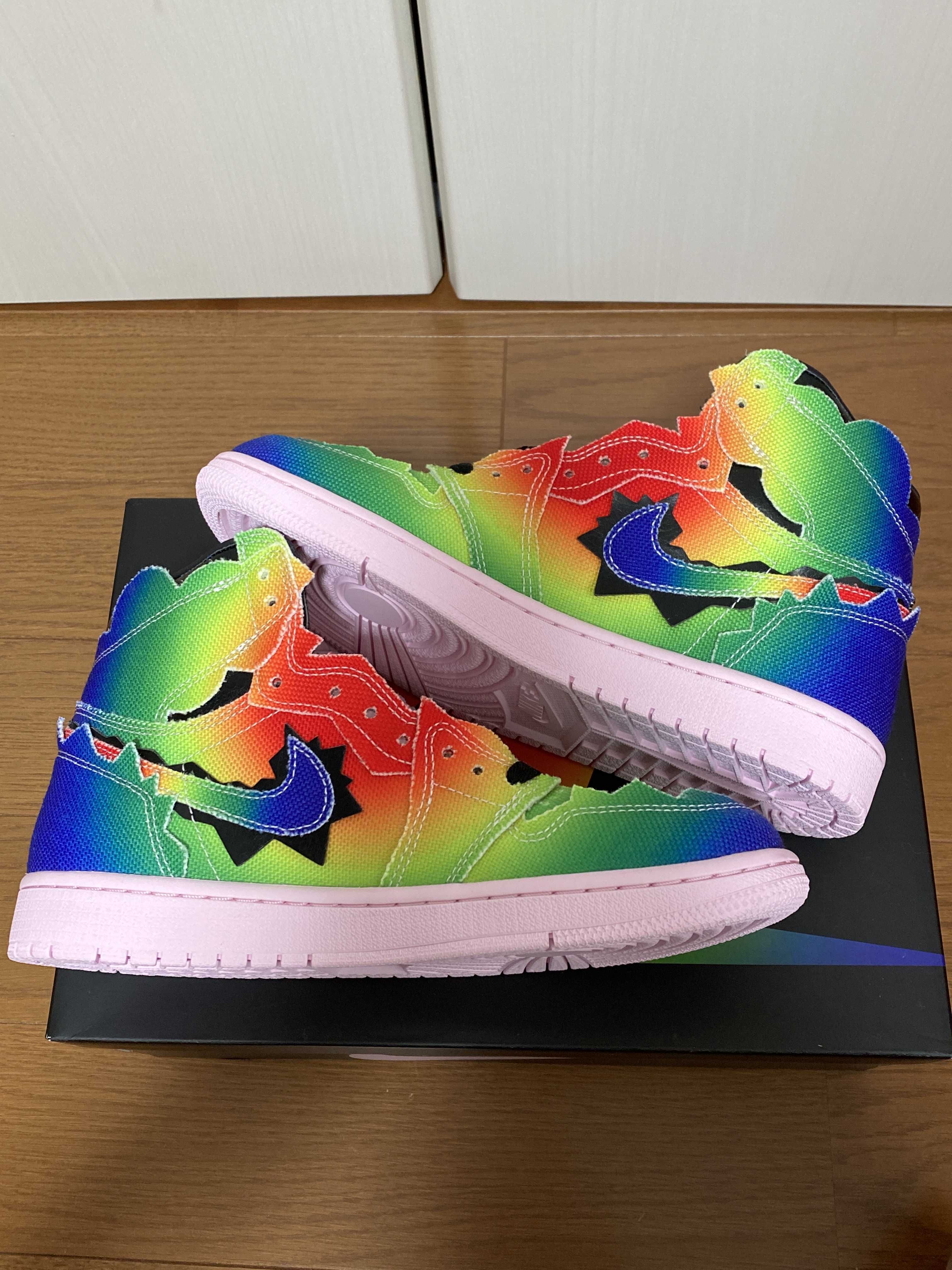 J Balvin × Nike Air Jordan 1 High OG "Rainbow"