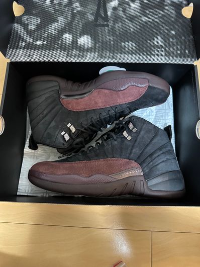 A Ma Maniere × Nike Women's Air Jordan 12 "Black and Burgundy Crush"