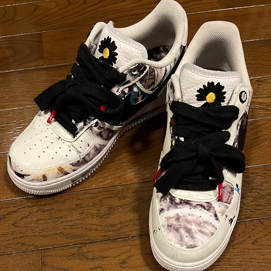 ピースマイナスワン × ナイキ エアフォース1 ロー "パラノイズ/ホワイト/ブラック" / ジードラゴン