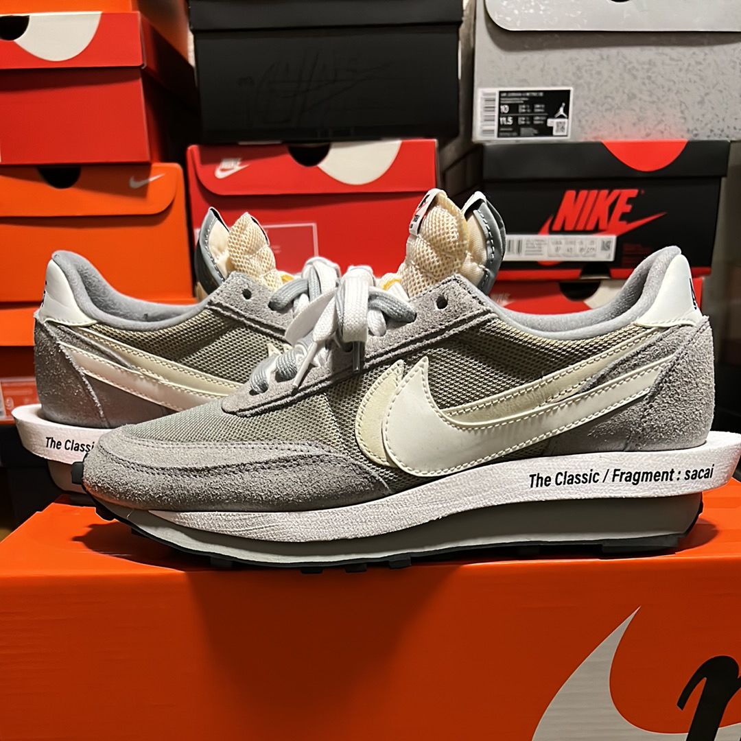 Fragment × sacai × Nike LD Waffle "Light Smoke Grey"