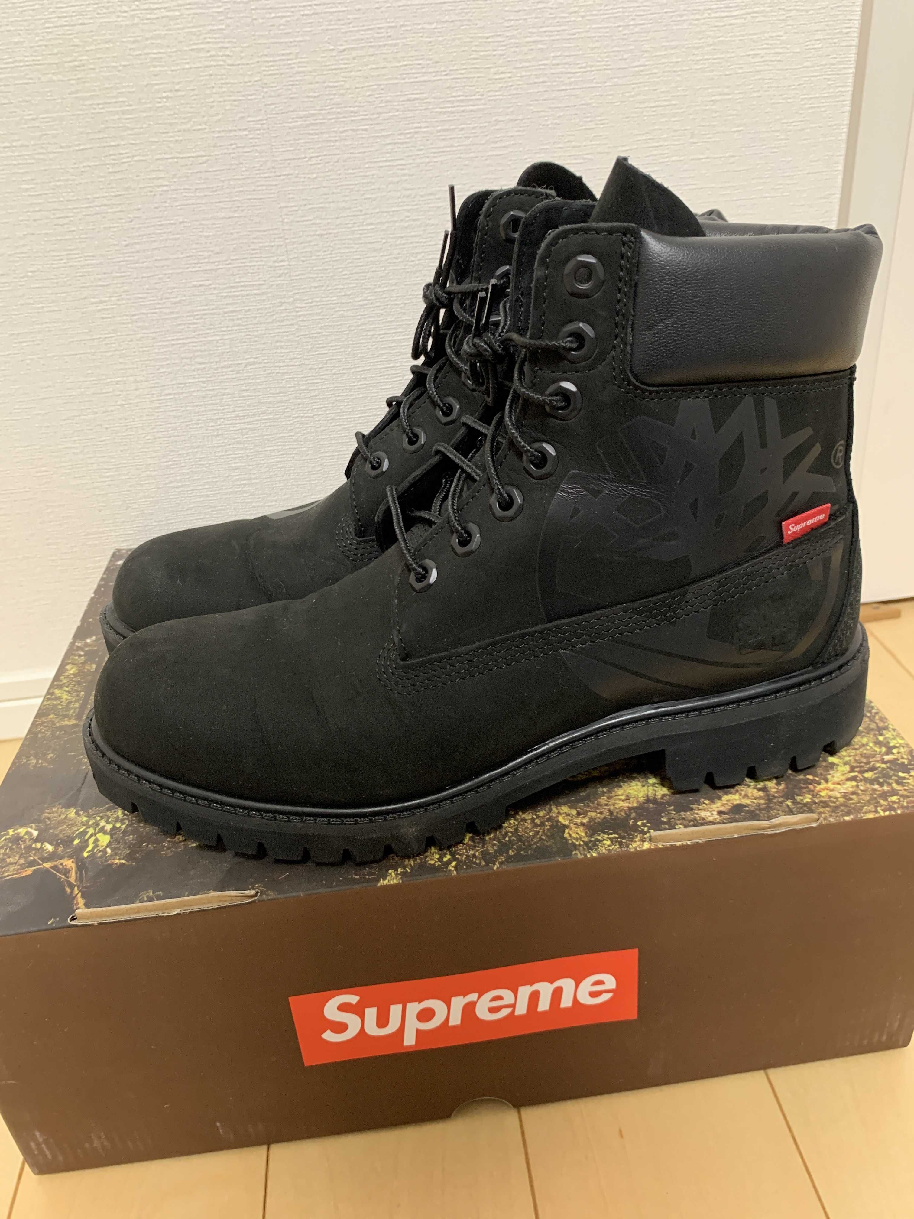 Timberland × Supreme 6 Boot "Black"