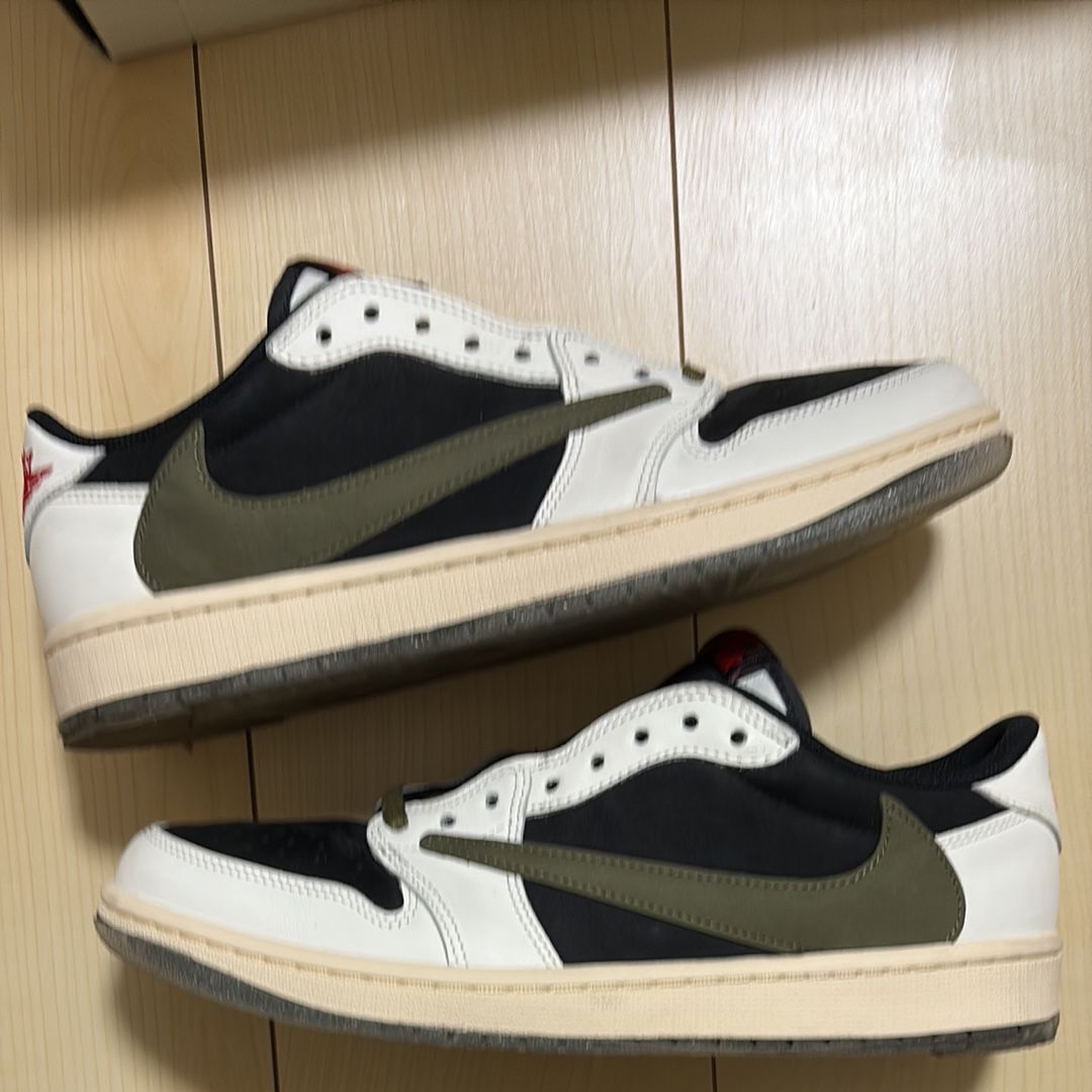 Travis Scott × Nike Women's Air Jordan 1 Low OG "Medium Olive"