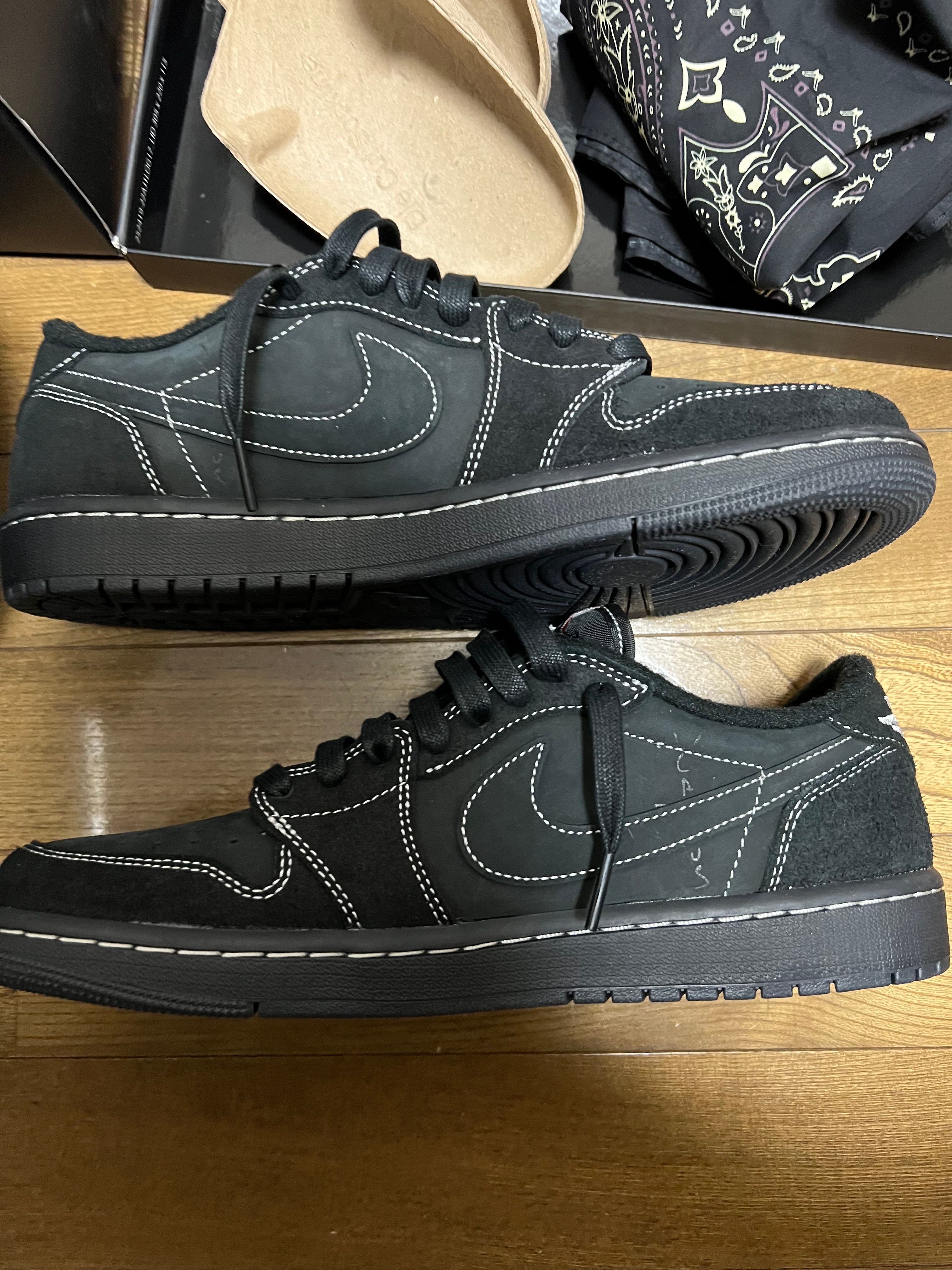 Travis Scott × Nike Air Jordan 1 Low OG SP "Black Phantom"