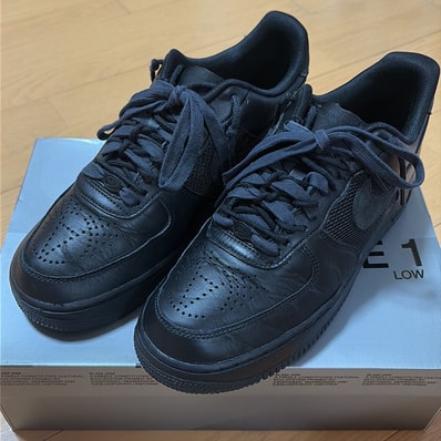 Slam Jam × Nike Air Force 1 Low "Black and Off Noir"