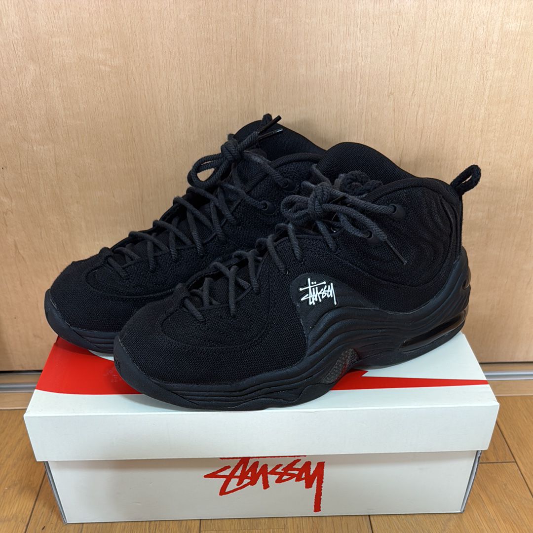 Stussy × Nike Air Penny 2 "Black"
