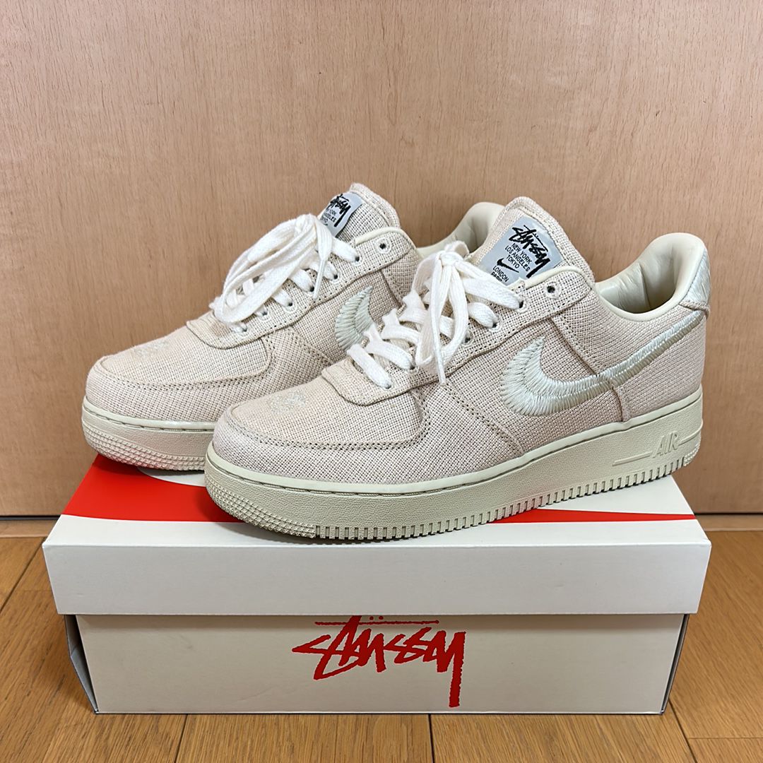 Stussy × Nike Air Force 1 Low "Fossil Stone"