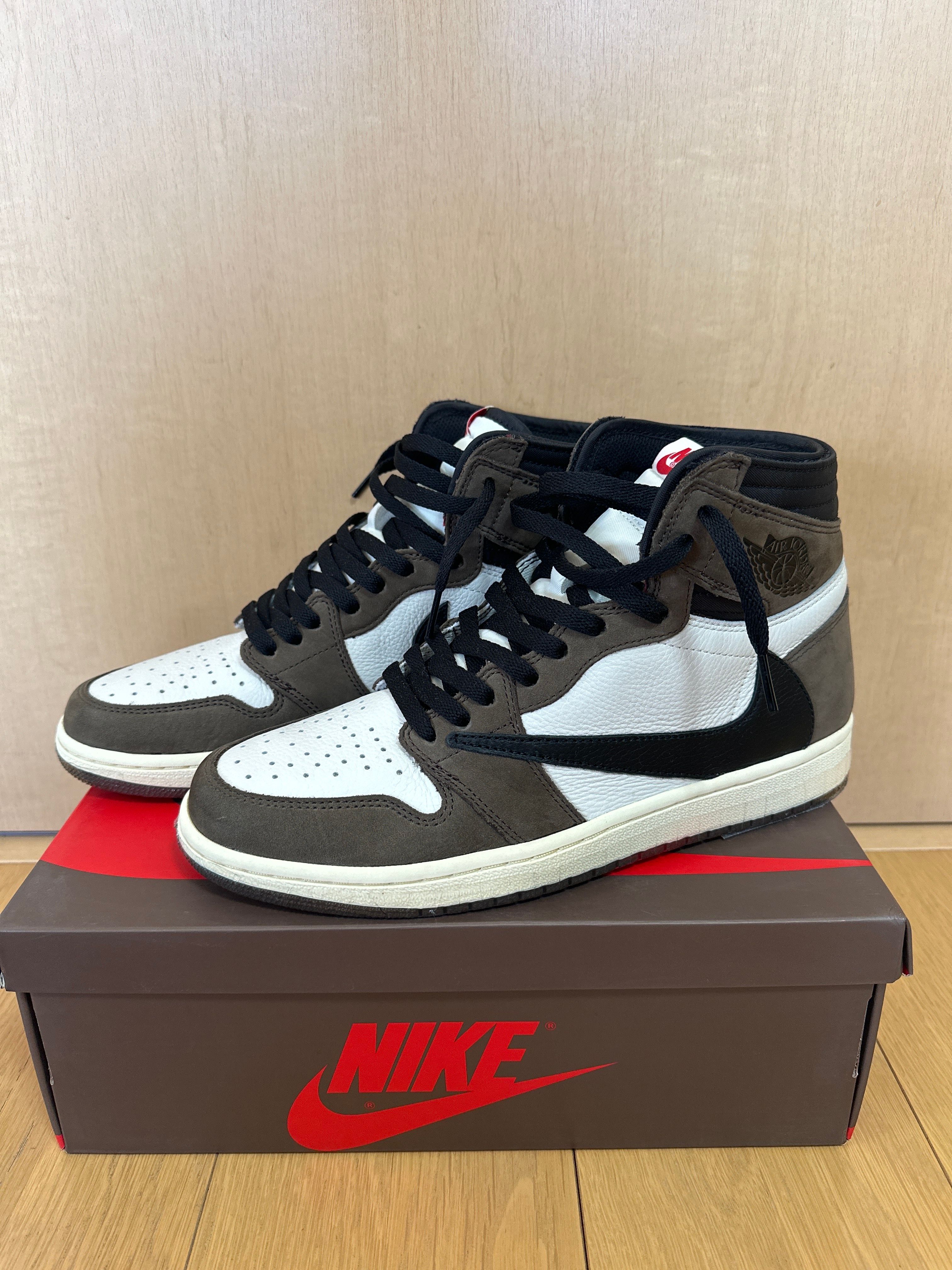 Travis Scott × Nike Air Jordan 1 Retro High OG TS SP "Sail/Dark Mocha"