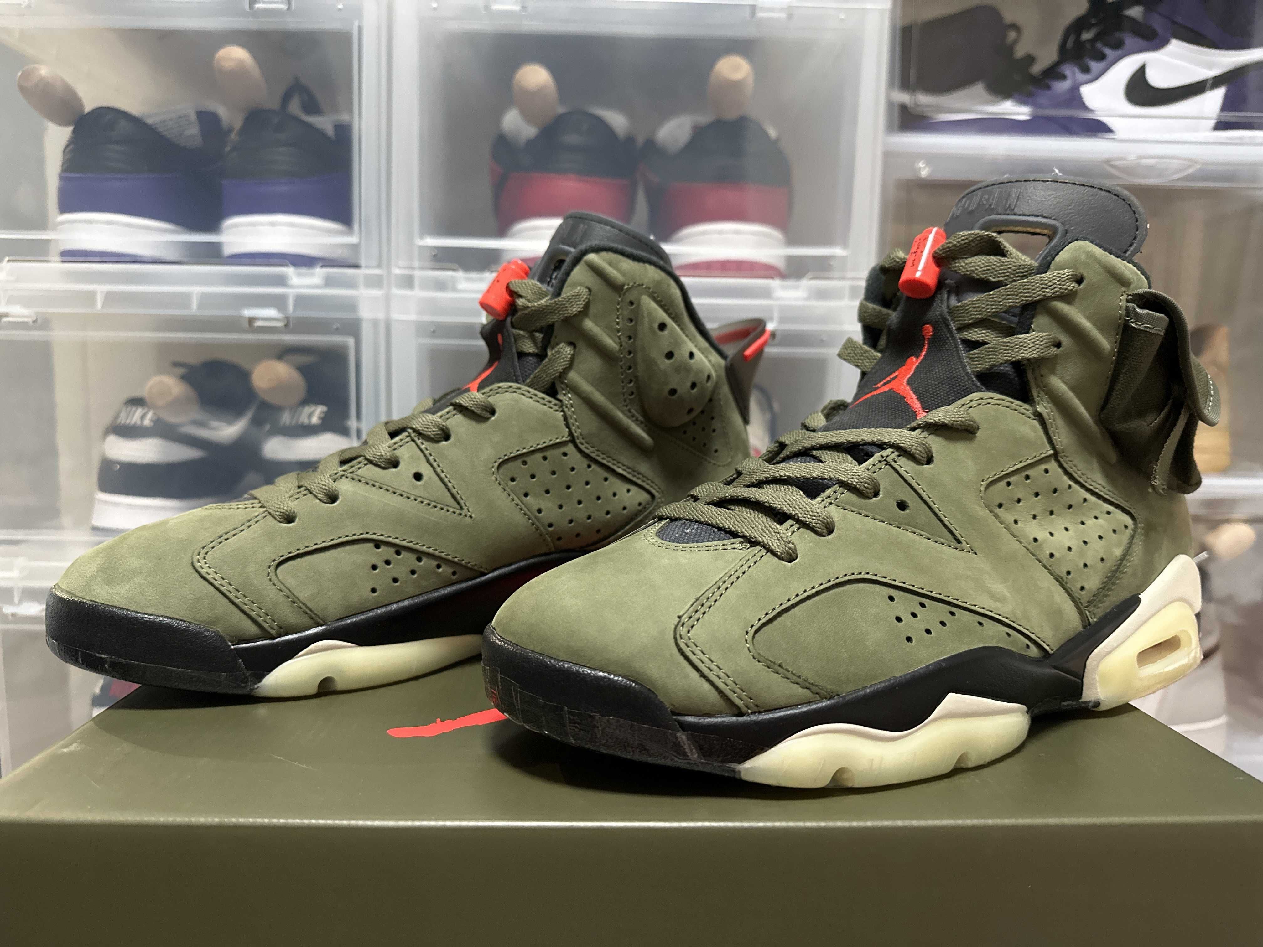 Travis Scott × Nike Air Jordan 6 Retro "Medium Olive"