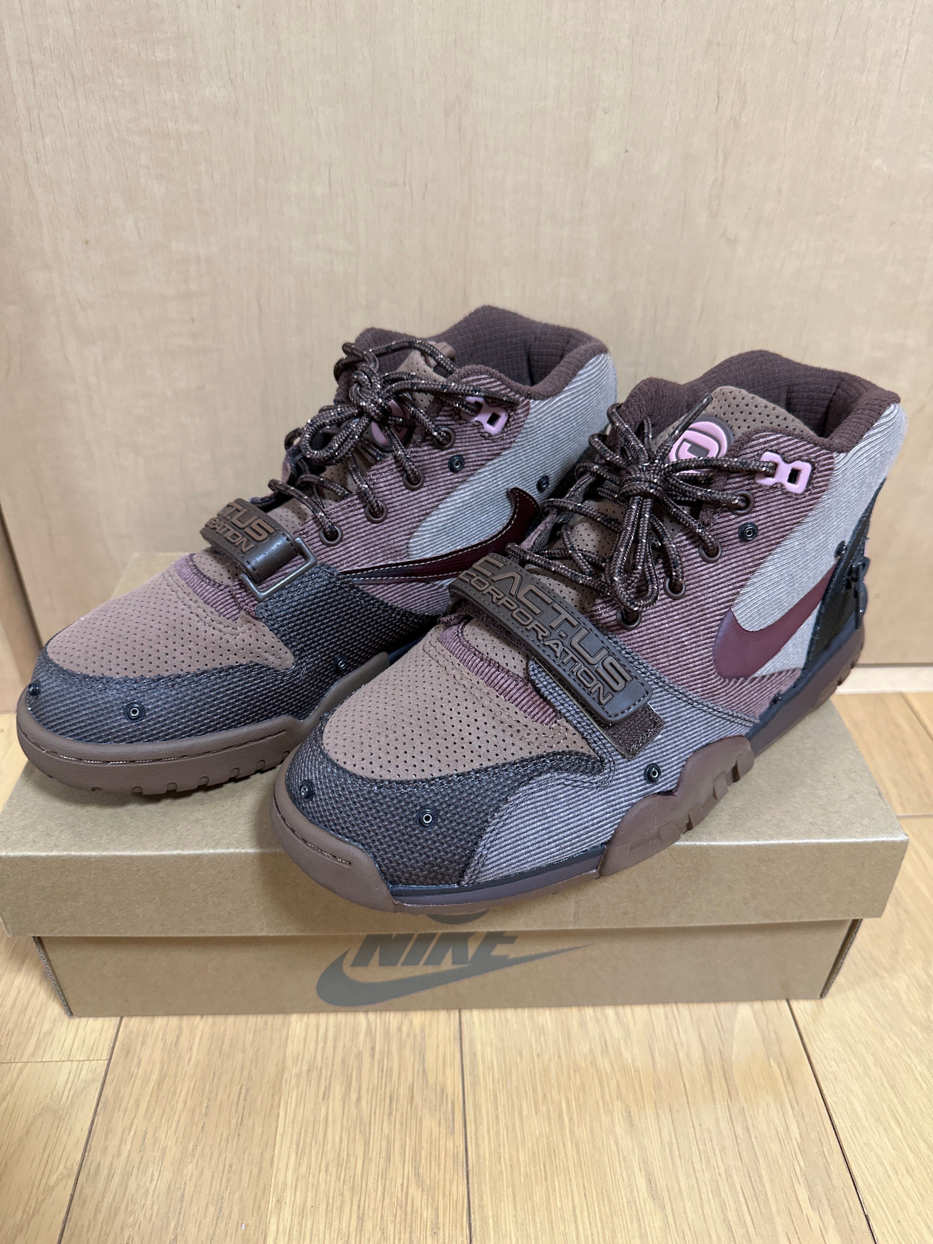 Travis Scott x Nike Air Trainer 1 SP "Archaeo Brown and Rust Pink"