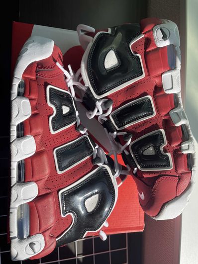 Nike Air More Uptempo ’96 "Black and Varsity Red" (2021)