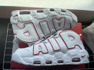 NIKE AIR MORE UPTEMPO "WHITE/VARSITY RED" (2021)
