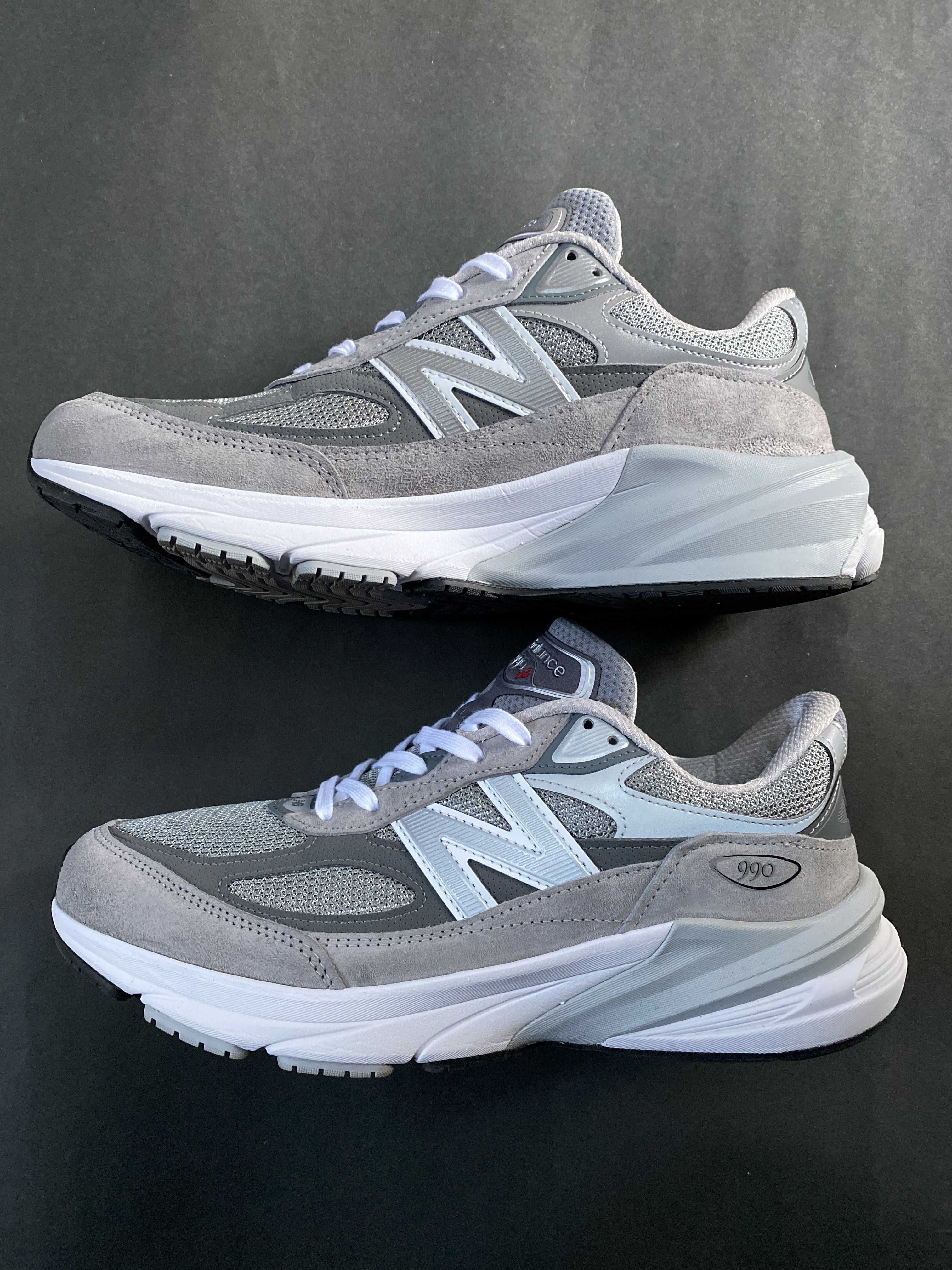 New Balance 990V6 "Gray" (Heel Logo NB)