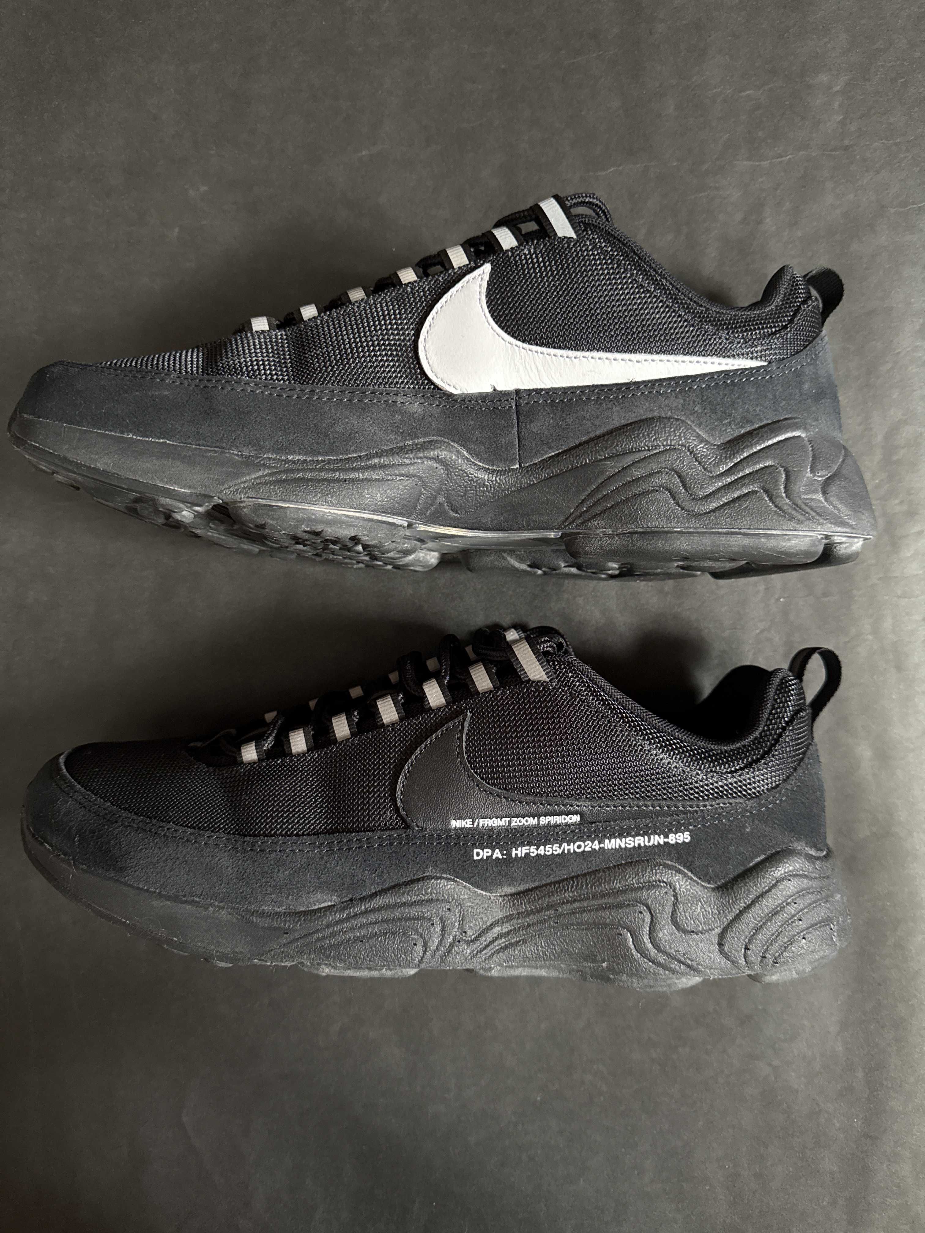 Fragment × Nike Air Zoom Spiridon SP "Black"