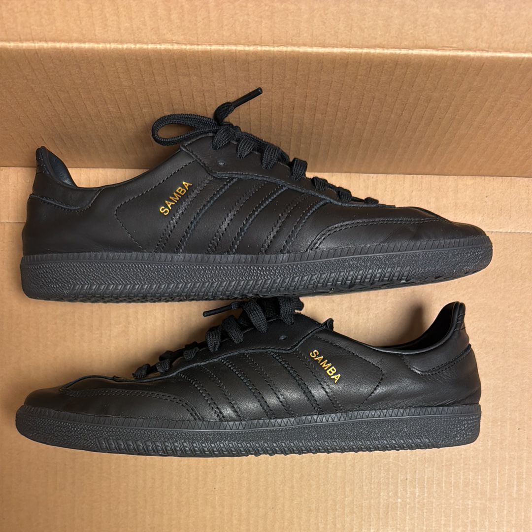 adidas Samba Decon "Core Black/Gold Metallic"