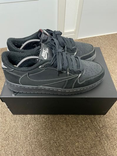 Travis Scott × Nike Air Jordan 1 Low OG SP "Black Phantom"
