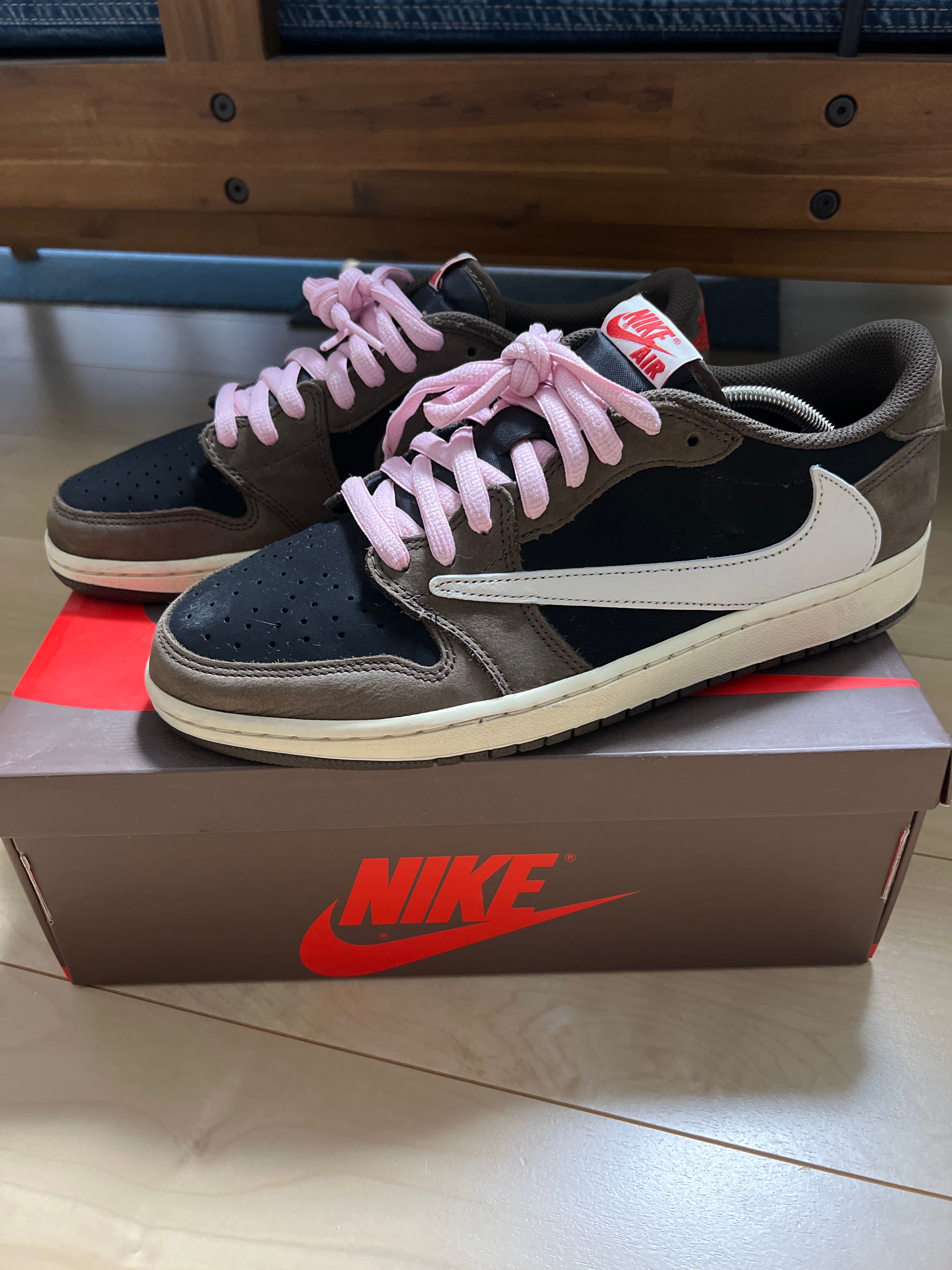 Travis Scott × Nike Air Jordan 1 Low OG SP-T  "Black/Dark Mocha"
